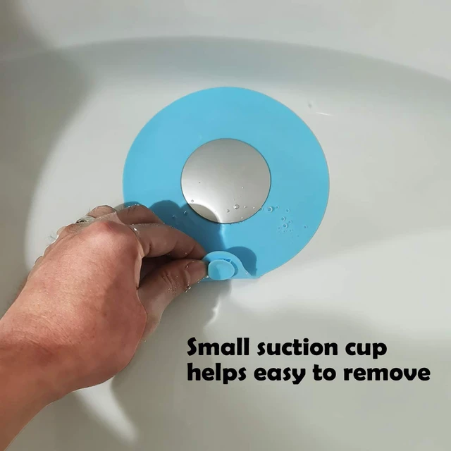 Alt view image 6 of 6 - 2PCS Silicone Bathtub Stopper and Plug, Tub and Sink Drain Cover