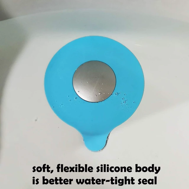 Alt view image 5 of 6 - 2PCS Silicone Bathtub Stopper and Plug, Tub and Sink Drain Cover