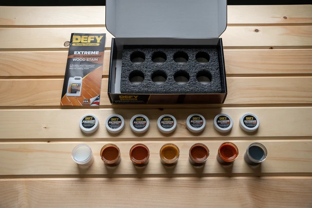 Alt view image 2 of 7 - Extreme Semi-Transparent Wood Stain 1 Oz Color Samples