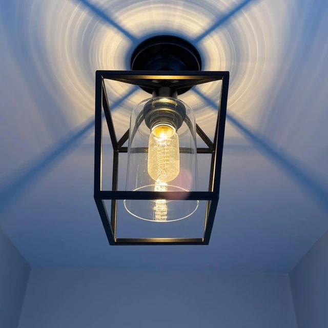 Alt view image 6 of 7 - 6-Pack Edison Light Bulbs 40 Watt Dimmable T45 Vintage Warm Bulbs Antique Vintage Old Fashioned E26 Incandescent Light Bulbs, Amber Warm White, 110V 190LM 2200K Edison Bulbs for Bedroom&Cafe