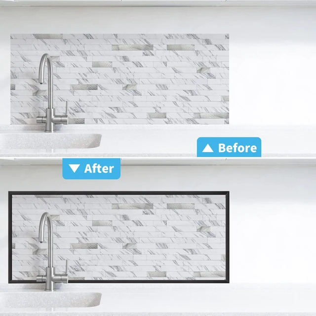 Alt view image 4 of 7 - 20 ft Outside Corner Trim, Peel and Stick for Wall Tile Edge, Black Flexible, Durable, Waterproof, Strong Adhesive, High Viscosity, Easy to Clean, Ideal for Tiles Edges, Furniture Decoration