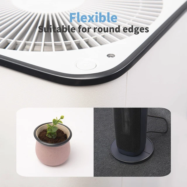 Alt view image 5 of 7 - 20 ft Outside Corner Trim, Peel and Stick for Wall Tile Edge, Black Flexible, Durable, Waterproof, Strong Adhesive, High Viscosity, Easy to Clean, Ideal for Tiles Edges, Furniture Decoration