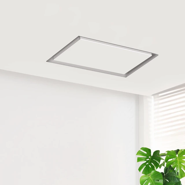 Alt view image 5 of 7 - Flush Wall Vent Cover 8x14 Inch for Drywall Vent, Metal Wall-Mounted Adjustable Air Flow Register Grille, Easy Install, Paintable, (White, 1 Pc, with Manual Damper)