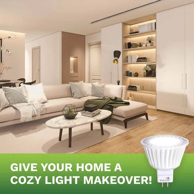 Alt view image 4 of 7 - 10 Pack MR16 LED Bulb Dimmable 50W Halogen Replacement 3000K 7w 12V AC DC UL Listed High CRI