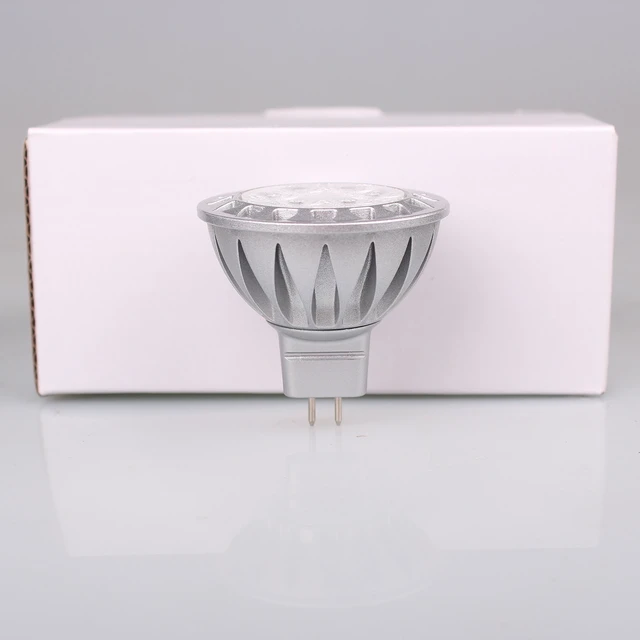 Alt view image 3 of 4 - MR16 LED Bulbs Daylight 6000K Bright White 12 Volt Low Voltage 6PCS GU5.3 20 Watt 30 Watt Halogen Equivalent,3W Led Bulb for Outdoor Landscape Yard Track Lighting,300lm,38 Deg,6 Pack