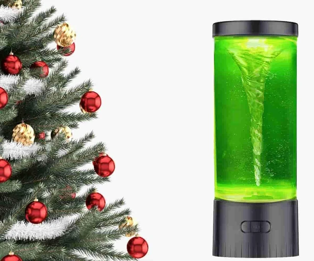 Alt view image 5 of 6 - LED Twister Hurricane Lamp - Large LED Sensory Vortex Light for Home Office Decoration, Holiday Birthday Party Gifts