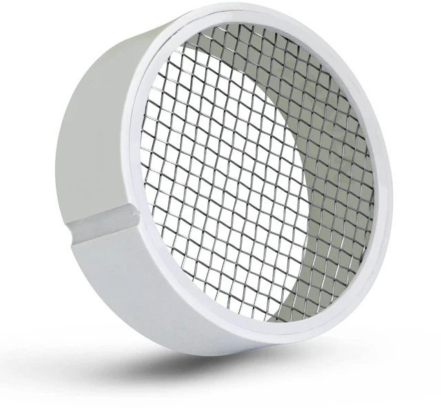 Main image of PVC Termination Cap Mesh Screen Vent Cover, Furnace & Roof Vent Cap, Stainless Steel Wire Round Exhaust Pipe Cover End 6" Inner & 6.62" Outer Diameter