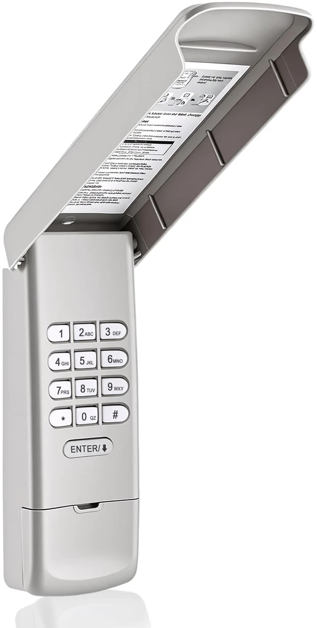 Main image of Garage Door Opener Keypad for LiftMaster Chamberlain Craftsman 1993+ Keyless entry; easy setup; replace 877LM/877MAX/G940EV-P2/377LM/977LM; fit Yellow/Purple/Red/Orange/Green Learn Buttons