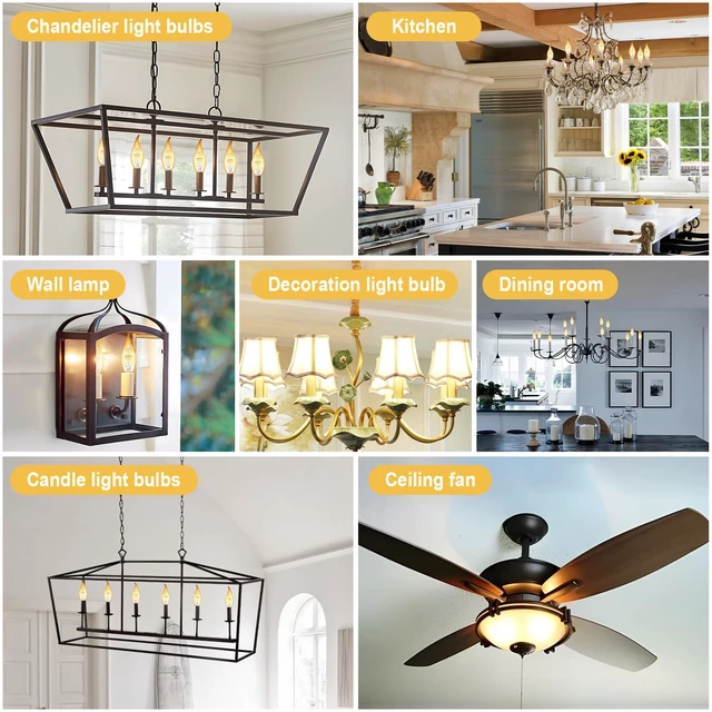 Alt view image 6 of 7 - Dusk to Dawn Candelabra Bulbs Outdoor, CA11 Vintage, Candle Flame Tip Full Glass, Non-Plastic, Soft White 2700K, 4W=40W, 450LM LED Light Sensing Auto On/Off Bulb, E12 Base, 4-Pack, HQ-H035