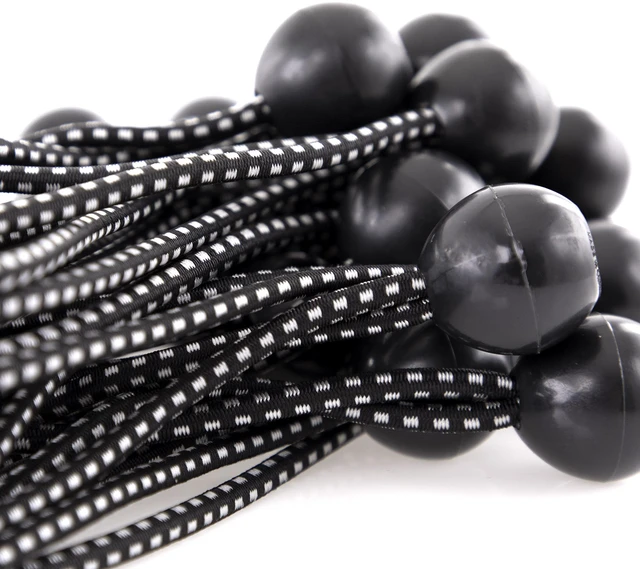 Alt view image 6 of 7 - BB-11B Ball Bungee Cord, Heavy-Duty & Versatile, Indoor & Outdoor, Tarp Tie-Down, Organize & Secure, 11-Inch, Black, (50 Pack)