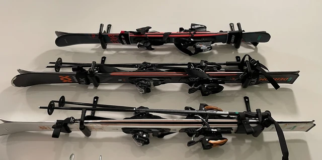 Alt view image 3 of 7 - Garage Storage Ladders Hooks, 6 Pack Heavy Duty Utility Hanger, 9.8IN Wall Mount Rack Safely Holds 50 Pounds
