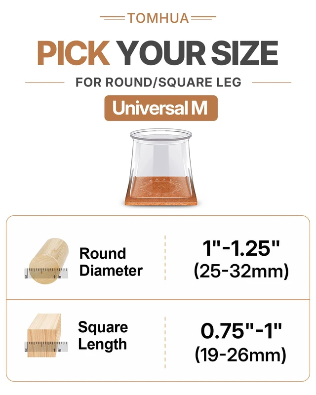 Alt view image 2 of 6 - Chair Leg Floor Protectors Caps Covers Furniture Pads 24Pcs Clear Silicone Felt Chair Sliders for Hardwood Floors Protect the Floor from Scratches Universal M