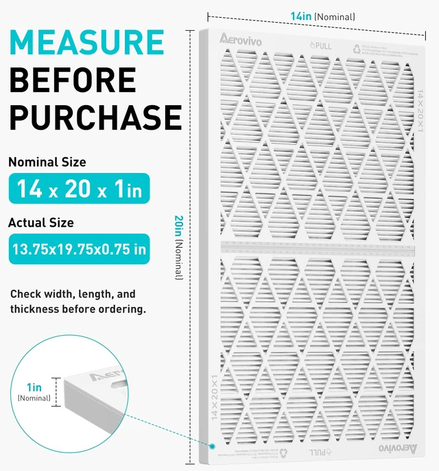 Alt view image 6 of 7 - Refillable 14x20x1 Air Filter MERV 8, Reusable Frame & 6 Refills Lint, Pet Hair & Everyday Particle Control, 30-90 Day Filter for AC, HVAC & Furnace Systems, Actual Size 13.75x19.75x0.75in