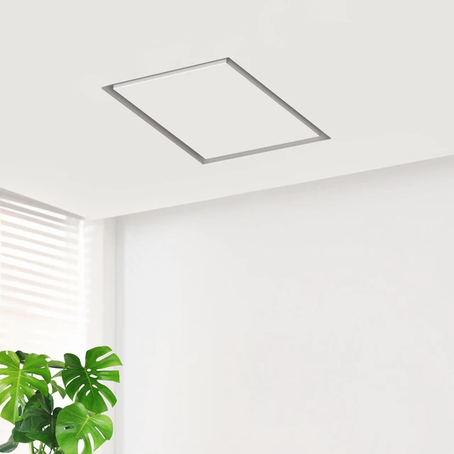 Alt view image 4 of 7 - Flush Wall Vent Cover 10x10 Inch for Drywall Vent, Metal Wall-Mounted Adjustable Air Flow Register Grille, Easy Install, Paintable, (White, 1 Pc, with Manual Damper)