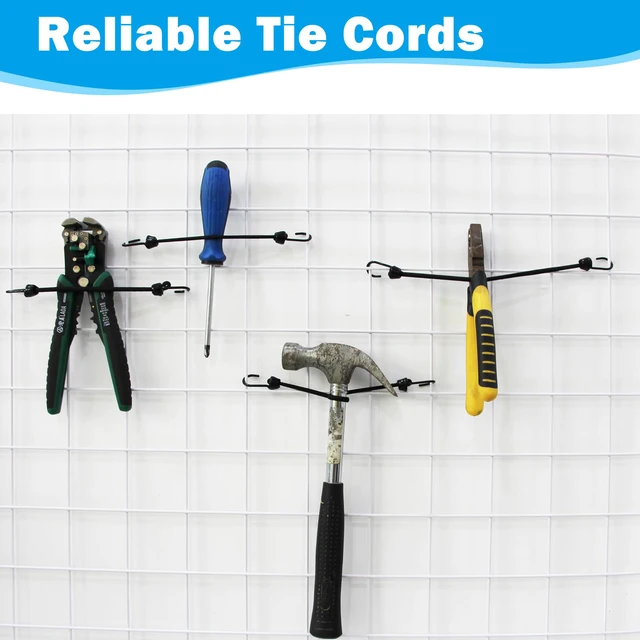Alt view image 6 of 6 - Mini Bungee Cord with Hooks 12 Inch, Plastic Coated, Without Sharp Hook End, 15 Piece