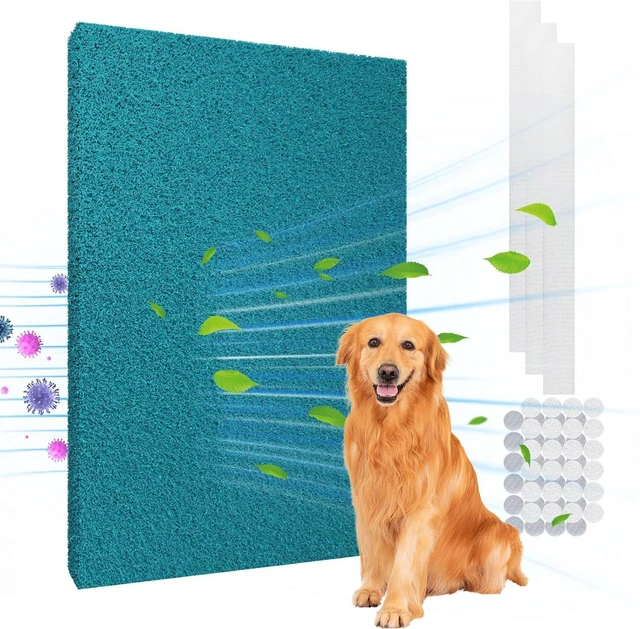 Main image of Reusable Air Filters 20x30-Cut to Size Furnace Filter,MERV 6 High Air Flow Air Filter material for AC,Home & RV,Washable Replacement Air Conditioner with 24 Hook Tabs (Actual 20x30x0.5 in.)