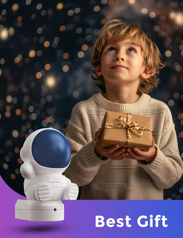 Alt view image 7 of 7 - Night Light for Kids, 3D Space Night Light Plug in Dusk to Dawn Nursery Night Lights, RGB+Soft White 3000K, 3 Lighting Modes, Room Decor, Children