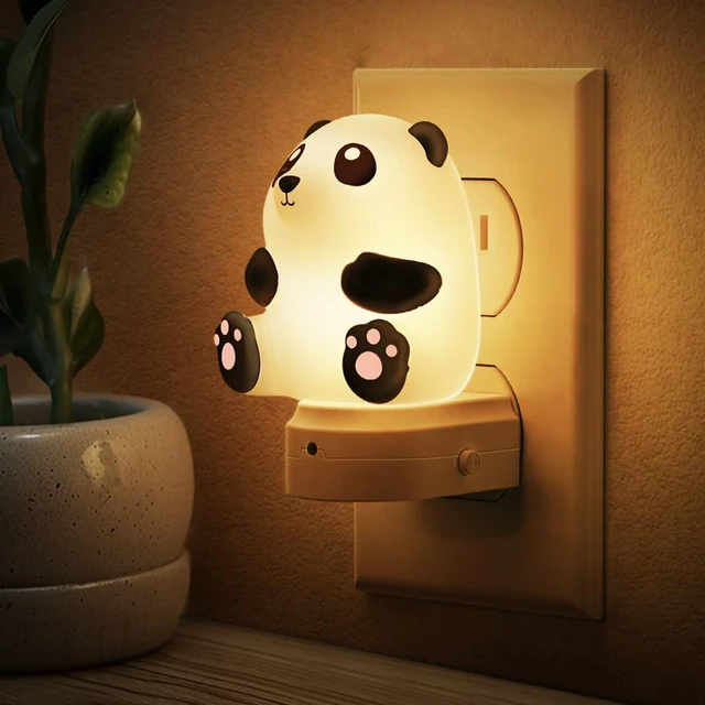 Main image of Night Light for Kids, 3D Cute Night Light Plug in Dusk to Dawn Nursery Night Lights, RGB+Soft White 3000K, 3 Lighting Modes, Room Decor, Children