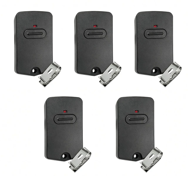 Main image of RB741 for Mighty Mule Gate Opener Remote, 318MHZ (5 Pack) 9 Dip FM135 Gate Transmitter for MM371W MM572W etc. Compatible with GTO Gate Clicker Garage Door Entry