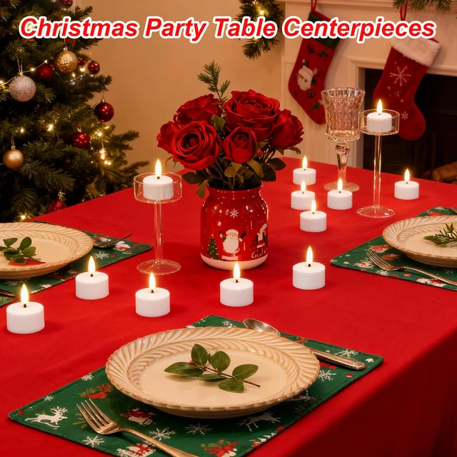 Alt view image 4 of 7 - Rechargeable Tea Lights Candles Remote Timer Charging Base White Flameless LED Tealight Candles Battery Operated,Christmas Wedding Decor,Electric tea lights,Fake candle,6 Pack,1.57 x 1.85 in