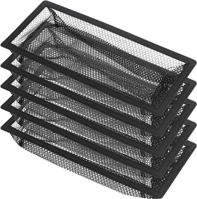 Main image of Floor Register Cover Trap, Floor Air Vent Cover Screen for Home, 5 Pack Air Vent Filters, Floor Vent Mesh Filters Net Trap, Fits 6 x 10 Inch Duct Opening
