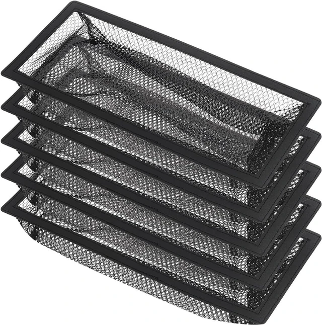 Main image of Floor Register Cover Trap, Floor Air Vent Cover Screen for Home, 5 Pack Air Vent Filters, Floor Vent Mesh Filters Net Trap, Fits 6 x 14 Inch Duct Opening