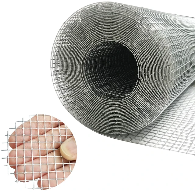 Main image of Galvanized Hardware Cloth 24in X 20ft, 1/4 Inch 23 Gauge Galvanized After Welding Square Mesh, Wire Mesh, Chicken Wire Fence, Rabbit/Snake Fences - Metal cage for Protecting Vegetables, Garden & Home