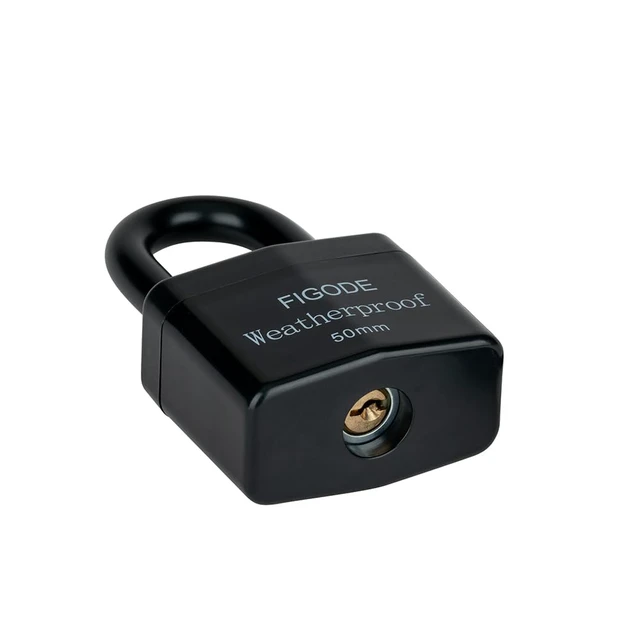 Alt view image 4 of 6 - ® Outdoor Waterproof Padlocks, Covered Heavy Duty Laminated Steel Locks, Large Sturdy Locks, 2.2 in. Wide, 6 Locks Same Key, Standard Shackle