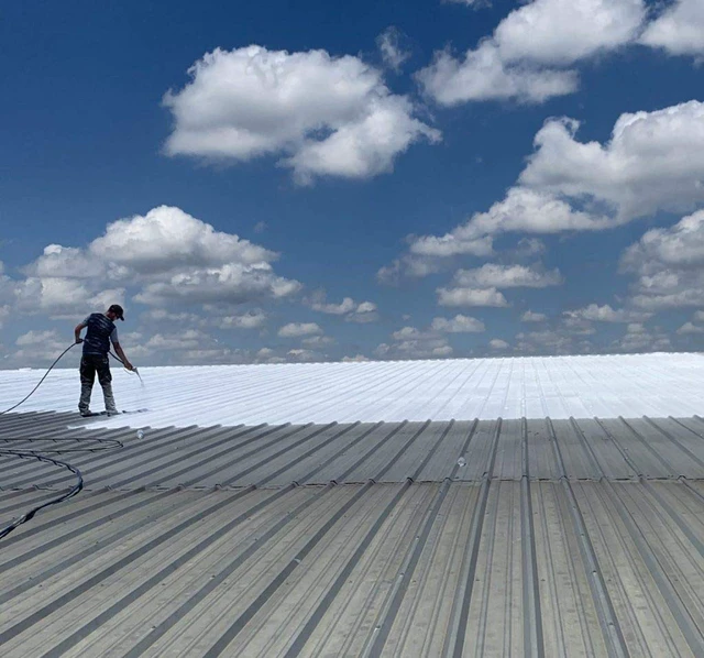 Alt view image 3 of 7 - RESEARCH LABORATORIES MSS1 Maximum Stretch Roof Coating, 1 Gallon, White