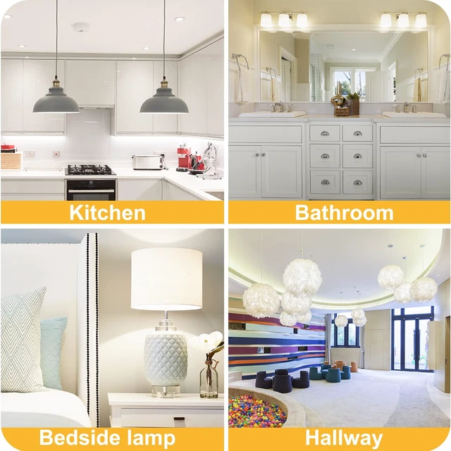Alt view image 7 of 7 - A19 Rechargeable Light Bulbs, Socket Rechageable Battery Backup for Power Outages, Emergenecy Light Bulbs for Power Failure, Hurricane, Led Bulb 60 Watt Equiv., (Daylight-6 PK)