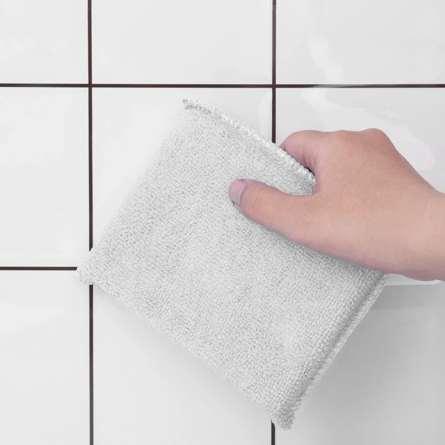 Alt view image 5 of 6 - (12-Pack) Professional Microfiber Sealer Applicator Pad The Perfect Tool to Apply Sealer to All Natural Stone and Tile Like Marble, Granite, Concrete & Slate (White)