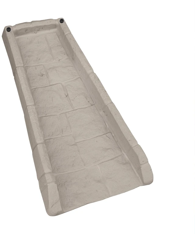 Main image of Easy Assembly Downspout Splash Block, Poly Composite, Light Taupe