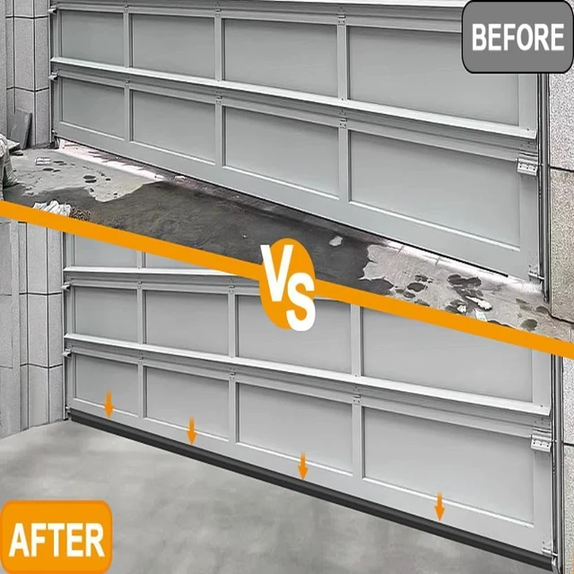Alt view image 6 of 7 - Garage Door Bottom Seal Strip,50ft Weatherproof Rubber Door Threshold Seal Weatherproof, Rubber, Door Threshold Seal