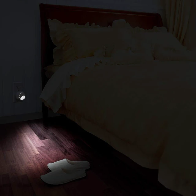 Alt view image 6 of 6 - Plug-in LED Night Light Dusk to Dawn Sensor Neutral White 6 Pack