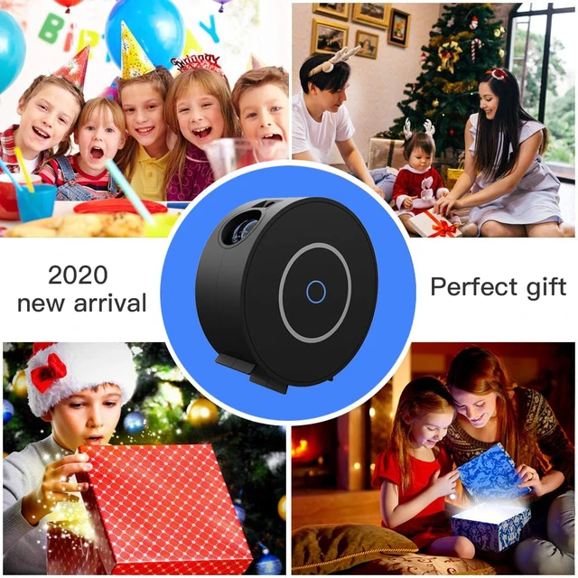 Alt view image 6 of 7 - Galaxy Projector for Bedroom,Star Projector Galaxy Light,Northern Lights Projector,Ceiling Starlight Projector,Nebula Lamp,Smart APP&Voice Control,Aurora LED Night Light Projector for Kids Room Black