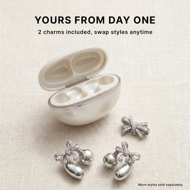 Alt view image 5 of 7 - Adorn Clip On Ear buds for Small Ears, Earring Earbuds for Women