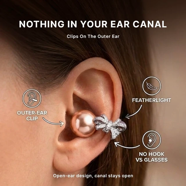 Alt view image 3 of 7 - Adorn Clip On Ear buds for Small Ears, Earring Earbuds for Women