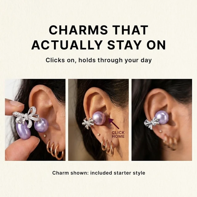 Alt view image 2 of 7 - Adorn Clip On Ear Buds for Small Ears, Earring Earbuds for Women