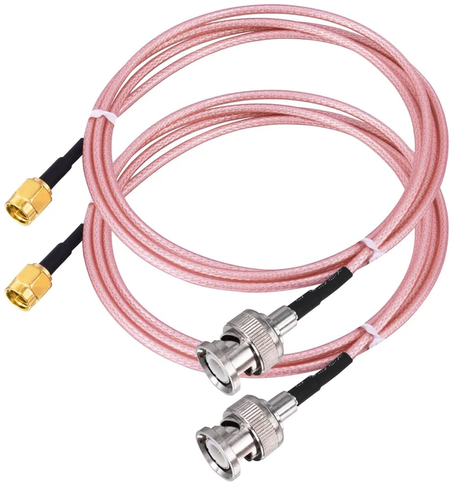 Alt view image 4 of 4 - BNC Male to SMA Male Connectors 6.56FT RG316 Coaxial Cable Low Loss 50ohm BNC to SMA Male Adapter for Antenna/Radio/WiFi/LAN Devices/External Antenna 1PCS