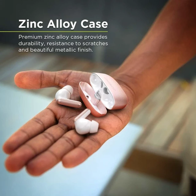 Alt view image 4 of 6 - PureBoom Orbs Pro, Noise Cancelling Wireless Earbuds, Bluetooth Fast Charging, ANC Hi-Res Sound, Deep Clear Bass, Hands Free Calling, In-Ear Earphones, Stereo Earbuds for iPhone & Android