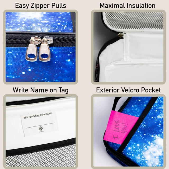 Alt view image 4 of 7 - Kids' Backpack with Lunch Box Set for Boys and Girls, School Bag with Laptop Compartment and Insulated Lunch Bag
