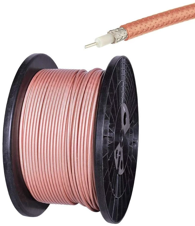 Alt view image 7 of 7 - CB Coax Cable 20ft Low Loss RG142 PL-259 UHF Male to Male Cable 50 Ohm High Power pl259 coaxial cables for CB HAM Radio Outdoor Antenna Analyzer Dummy Load SWR Meter