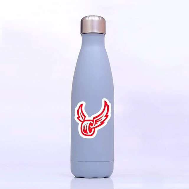 Alt view image 2 of 4 - 25 PCS Detroit American Red Wings Hockey Stickers for Water Bottle, Laptop, Bicycle, Computer, Motorcycle, Travel Case, Car Decal Decoration Stickers