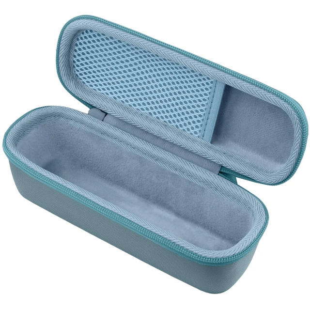 Alt view image 3 of 7 - Hard Case for Anker SoundCore/2/Motion B Outdoor Speaker,Light Blue Space For Charging Cable, Soft Lining, Durable Zippered Shell, Mesh Pocket, Hard Protective Bag