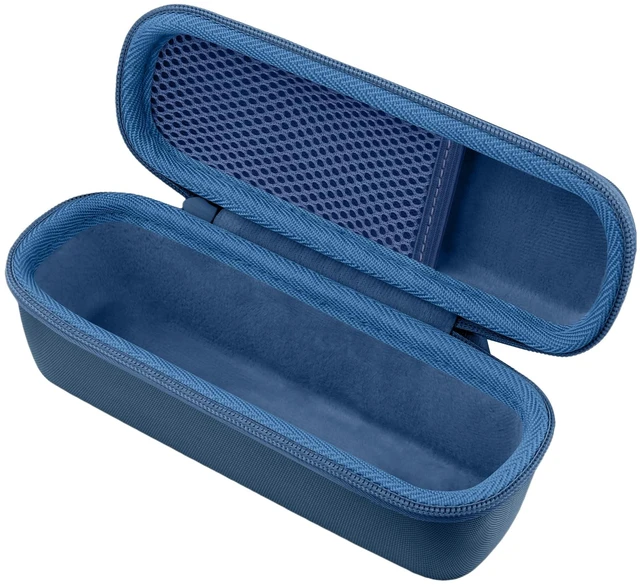 Alt view image 3 of 7 - Hard Case for Anker SoundCore/2/Motion B Outdoor Speaker, Dark Blue Space For Charging Cable, Soft Lining, Durable Zippered Shell, Mesh Pocket, Hard Protective Bag