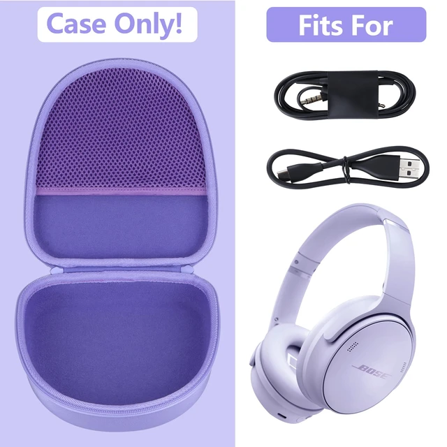 Alt view image 3 of 7 - Case for Bose QuietComfort Ultra/2nd Gen/QC45/QC35 Headphones QCSE Noise Cancelling Headphone Case, Hard Shell Shockproof, Portable Storage, Lightweight Travel