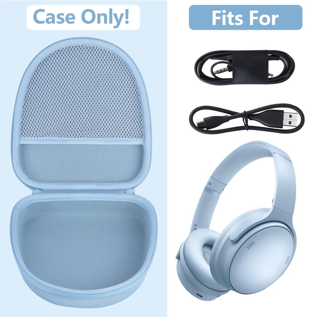 Alt view image 3 of 7 - Case for Bose QuietComfort Ultra/2nd Gen/QC45/QC35 Headphones QCSE Noise Cancelling Headphone Case, Hard Shell Shockproof, Portable Storage, Lightweight Travel
