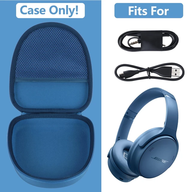 Alt view image 3 of 7 - Case for Bose QuietComfort Ultra/2nd Gen/QC45/QC35 Headphones QCSE Noise Cancelling Headphone Case, Hard Shell Shockproof, Portable Storage, Lightweight Travel