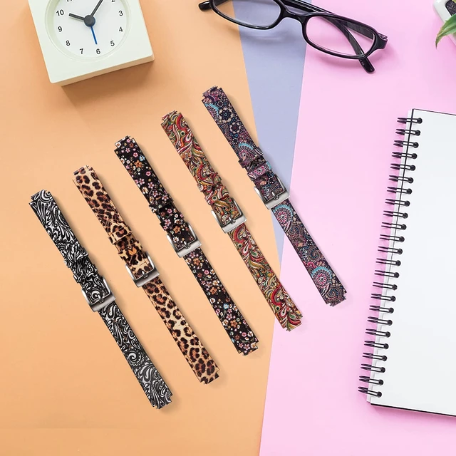 Alt view image 7 of 7 - Genuine Leather Bands Compatible with Fitbit Inspire 3/Inspire 2/Inspire HR/Inspire,Soft Sport Straps Adjustable Replacement Wristbands for Women Men 05