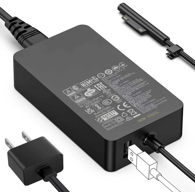 Main image of 102W Surface Charger,Microsoft Surface Charger for 102W 65W 44W 39W 36W for Microsoft Surface Book 1-3, Surface Laptop Studio, Surface Pro 3-12, Surface Laptop 1-8, Surface Go/Surface LaptopGo 1-5